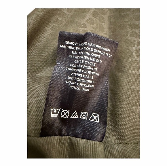 Sam Edelman Olive Green Lightweight Long Quilted Puffer Coat S Transition - Picture 11 of 11